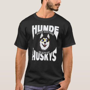 Camiseta Husky Genial Con Gafas De Sol Perro De Trineo Élit