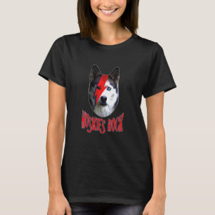 Camiseta Husky Glam Men Mujeres Chicas