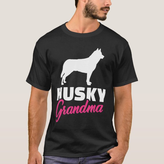 Camiseta Husky Grandma (Anverso)