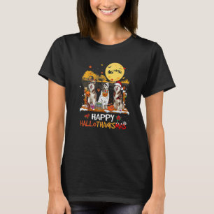 Camiseta Husky Happy Hallothanksmas Halloween Acción de Gra