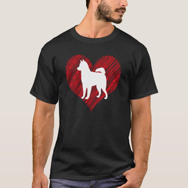 Camiseta Husky I Love Dog Parent (Anverso)