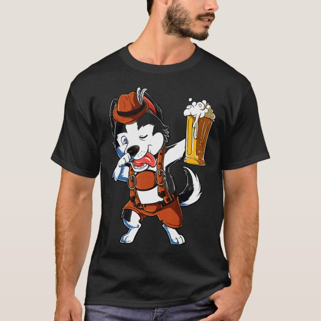 Camiseta Husky Lederhosen Men (Anverso)
