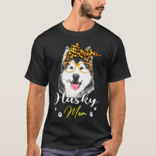Camiseta Husky Leopard Dog