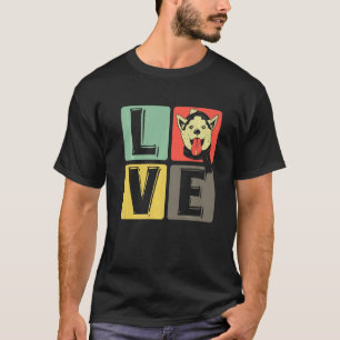 Camiseta Husky Love Dog Puppy Mascota Huskies Dueño de Perr