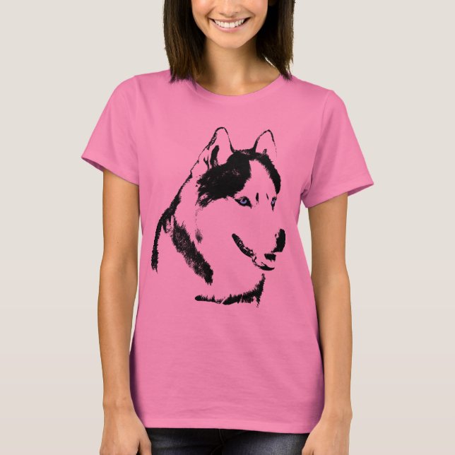 Camiseta Husky Malamute Husky Perro Organic Top (Anverso)