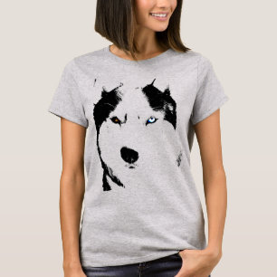 Camiseta Husky Malamute Husky Sled Dog Organic Tee