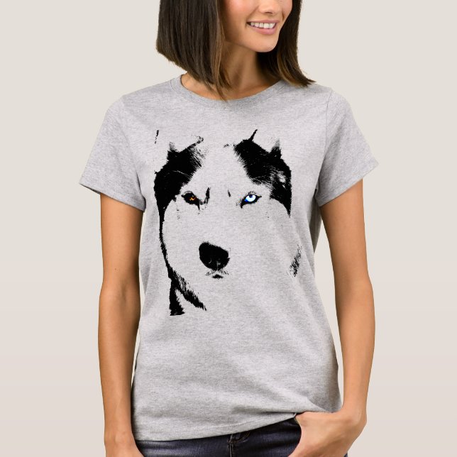 Camiseta Husky Malamute Husky Sled Dog Organic Tee (Anverso)