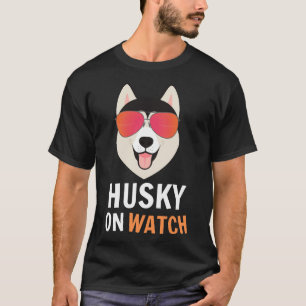 Camiseta Husky Mirando A Mi Husky Husky Dad Huskey Dogowner