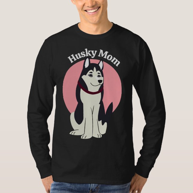 Camiseta Husky Mom (Anverso)