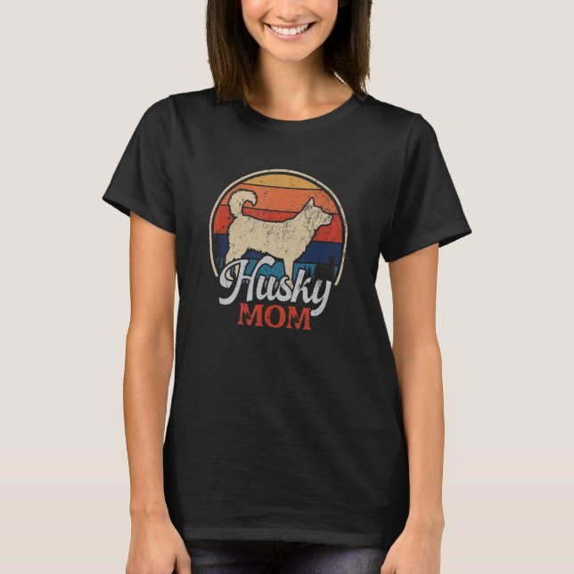 Camiseta Husky Mom (Anverso)