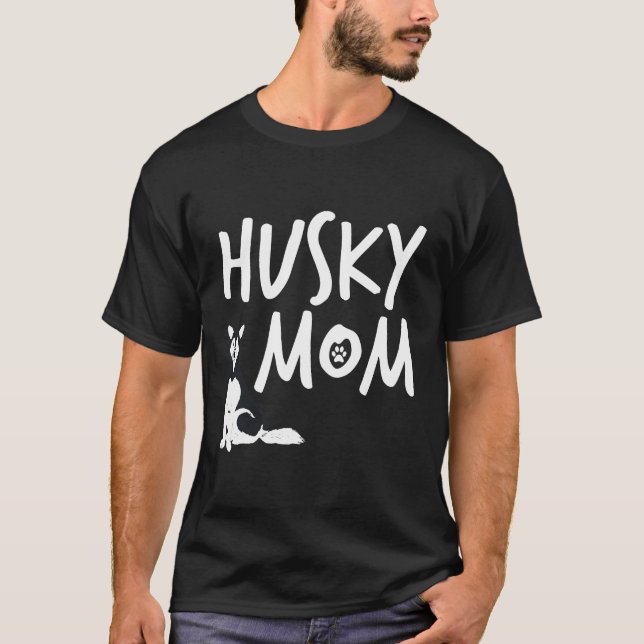 Camiseta Husky Mom Dog Huskies (Anverso)