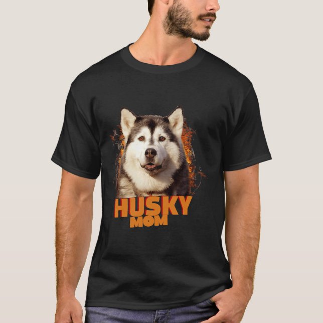 Camiseta Husky Mom Essential (Anverso)