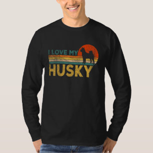 Camiseta Husky Mom Husky Dad Ret