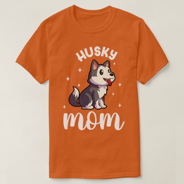 Camiseta Husky Mom Siberian Husky (Diseño del anverso)