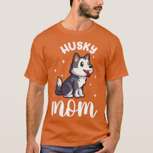 Camiseta Husky Mom Siberian Husky