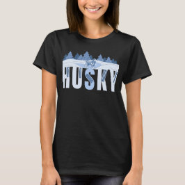Camiseta Husky Mommy Funny Husky Mama Design