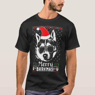 Camiseta Husky Navidades Gif