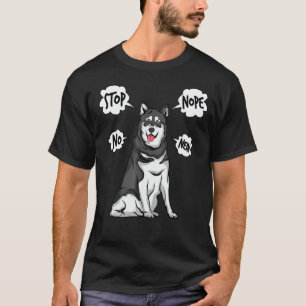 Camiseta Husky No Alaskan Malamute