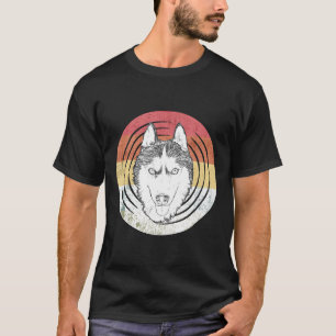 Camiseta Husky Owner Gige Mom Perg Lover Retro Siberian Hus