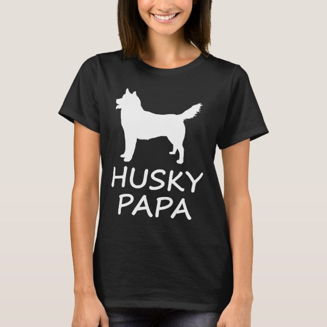 Camiseta Husky Papa (Anverso)