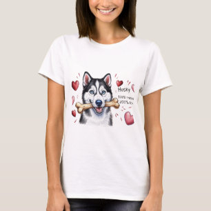 Camiseta Husky para los amantes de los huskys