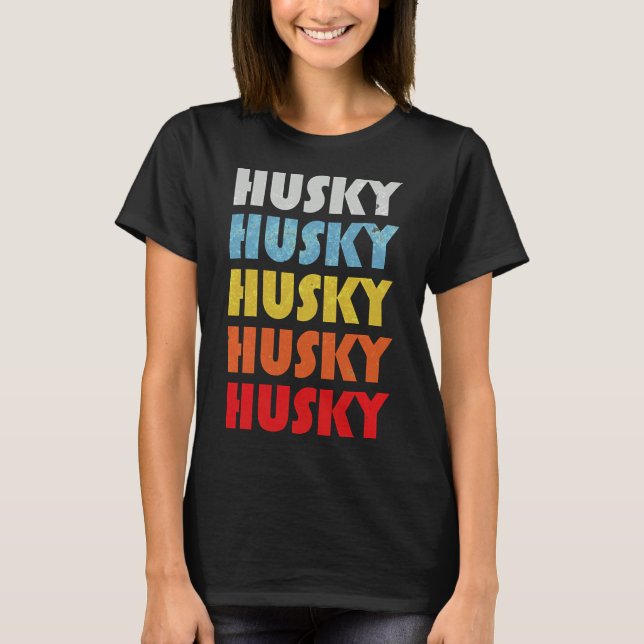Camiseta Husky Para Mamá Perra (Anverso)