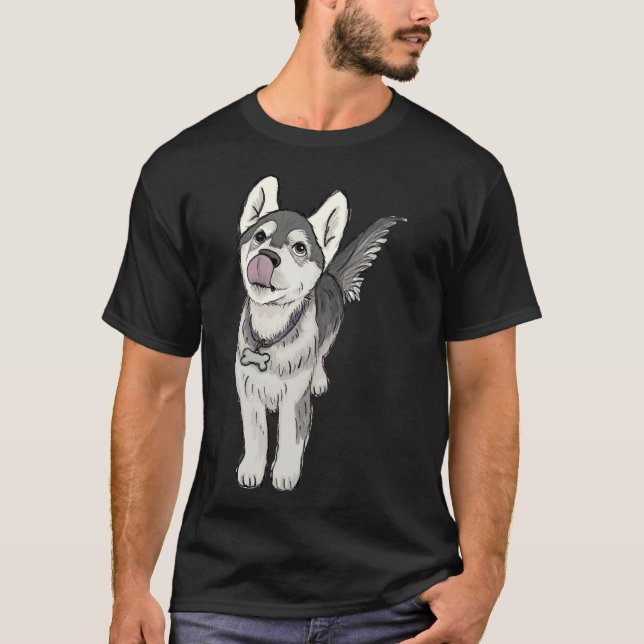 Camiseta Husky Pup (Anverso)
