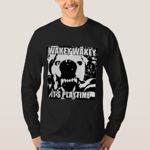 Camiseta Husky Puppy Cita Graciosa La Hora De Jugar Perro