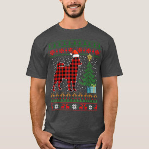 Camiseta Husky Red Plaid Buffalo Funny Navidades Feo Sweet