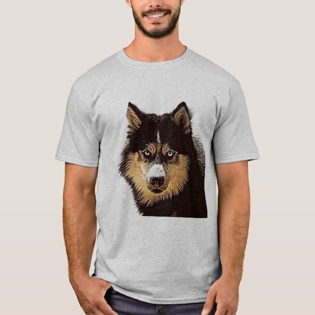 Camiseta Husky Siberian (Anverso)