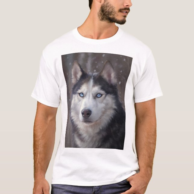 Camiseta Husky Siberian (Anverso)