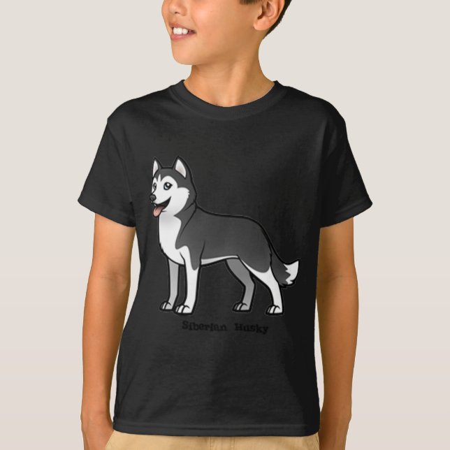 Camiseta Husky Siberian (Anverso)