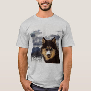 Camiseta Husky Siberiana