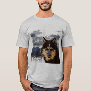 Camiseta Husky Siberiana