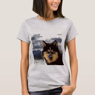 Camiseta Husky Siberiana