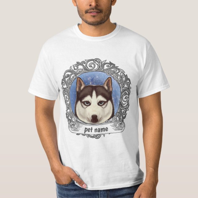 Camiseta Husky Siberiana (Anverso)