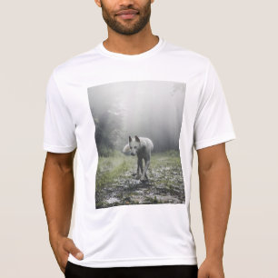 Camiseta Husky Siberiana Blanca