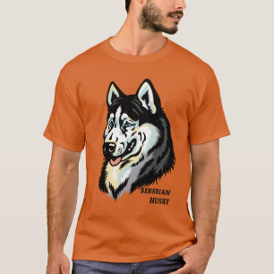 Camiseta husky siberiano