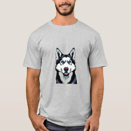 Camiseta Husky siberiano