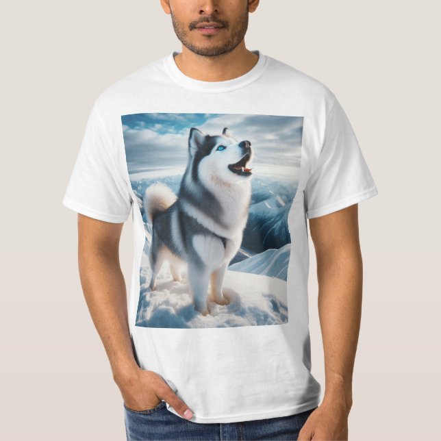 Camiseta Husky siberiano (Anverso)