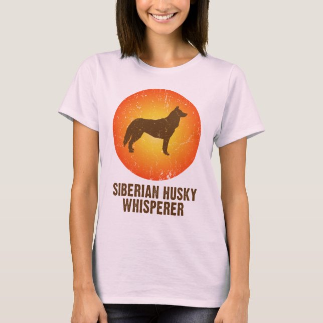 Camiseta Husky siberiano (Anverso)