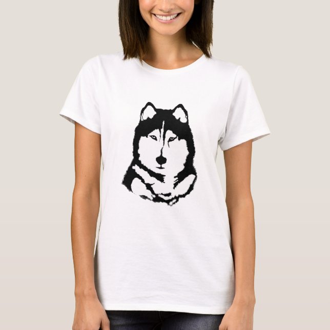 Camiseta Husky siberiano (Anverso)
