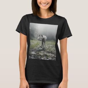 Camiseta Husky Siberiano Blanco