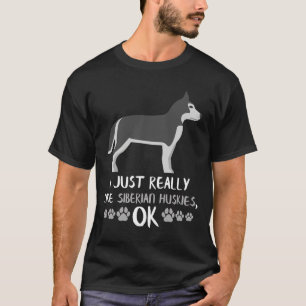 Camiseta Husky Siberiano Para Dueños De Perros Y Perros