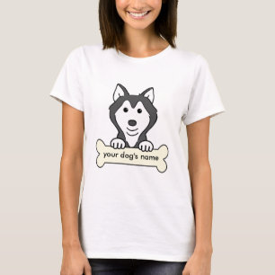 Camiseta Husky siberiano personalizado