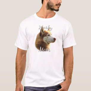 Camiseta Husky siberiano (rojo) Mamá 2