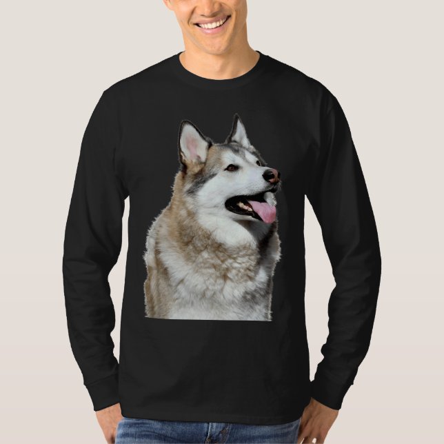 Camiseta Husky Sitting (Anverso)
