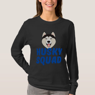 Camiseta Husky Squad Blue Cuece Divertido Ama A Los Esposos
