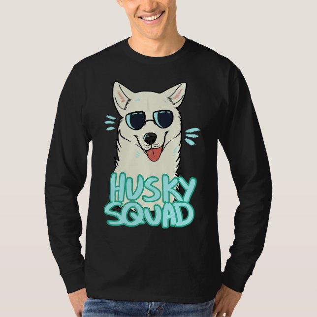 Camiseta Husky Squad White (Anverso)