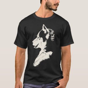 Camiseta Husky T-Shirt Husky Wolf Tee Sled Dog Shirts